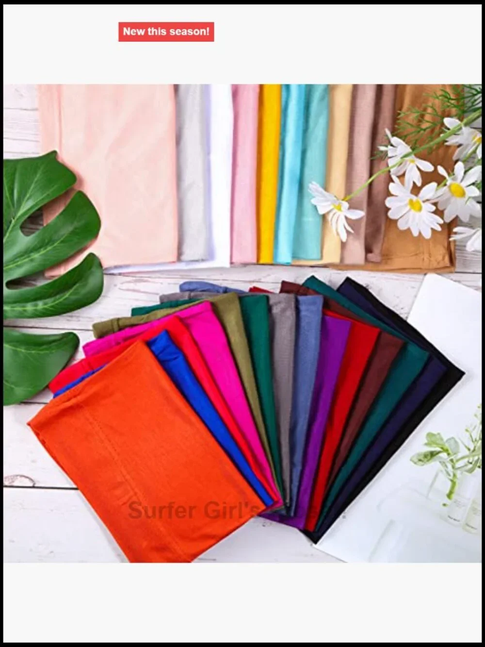 Stretch Solid Knit Hijab Caps 25-Pack Breathable Cotton Unisex Dreadlock Cap